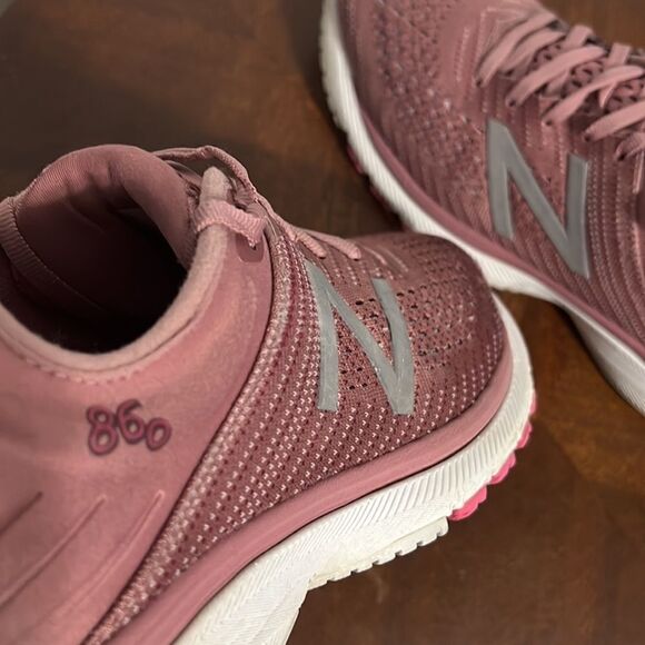 🔥🔥 NEW BALANCE 860 v10 Running Shoes - Mauve - EXCELLENT - Women Sz 11 - Picture 12 of 15